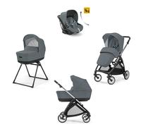 Inglesina - Trio Electa Con Seggiolino Auto Darwin Isize Recline, Union Grey Con Telaio Silver Black 2024