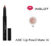 INGLOT AMC Lip Pencil Matte + Sharpener / Avocado oil Use as lipstick