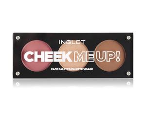 Inglot Face Palette illuminante, bronzer e blush colore Cheek Me Up! 7.2 g