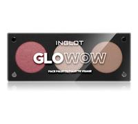 Inglot Face Palette illuminante, bronzer e blush colore GLOWOW 7.2 g