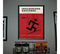 Inglourious Basterds - CORNICE INCLUSA 40x30 - Quadro Stampa Poster Film Cinema