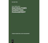Ingo Balderjahn Nachhaltiges Marketing-Management (Copertina rigida)