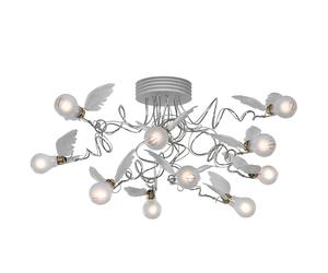 Ingo Maurer Birdie's Nest plafoniera LED, 10 luci Ingo Maurer