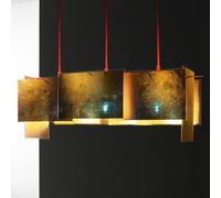 Ingo Maurer 24 Karat Blau M 200 Lampada a sospensione, dorato