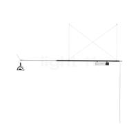 Ingo Maurer Max.Mover LED, nero/alluminio