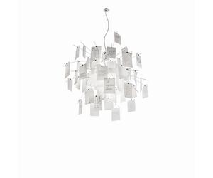Ingo Maurer Zettel'z 5 Lampadario Argento