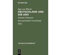 Ingo Von Münch Deutschland Und Die Uno (Copertina rigida) Aktuelle Dokumente