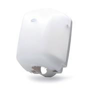 ingombranti morbido BS 01120 dispenser carta asciugamani rotolo MIDI cavo interno fino a 20 cm di diametro, bianco/trasparente