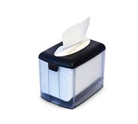 ingombranti morbido BS 01342 dispenser per tovaglioli e abbinabili tovaglioli BS 32141, BS 32040, BS 32240, BS 32900, dimensioni: 21.5 cm x 16 cm, colore: grigio, trasparente