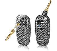 INGPARTNER K6 Wireless Guitar System 2.4 Ghz, 2 modalità, batteria agli ioni di litio ricaricabile, portata 30 m, Plug & Play per chitarra, basso, violino, tastiera - nero