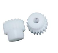 ingranaggi cilindrici in plastica, Pack Of 2 Plastic Spur Gear 0.5M 20T Step Cylindrical Gear With Multiple Bore Sizes(3mm bore)