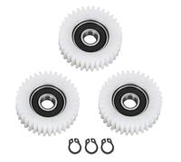 Ingranaggi di Trasmissione del Motore per Bici Elettrica, 3 Pezzi Ingranaggi a 36 Denti Ingranaggi a Vite Senza Fine Fessional Nylon Diametro Esterno 41 Mm Ingranaggi a Vite Senza Fine per Bicicletta