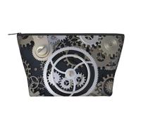 Ingranaggi meccanici Steampunk, Borsa da toilette Borsa per trucco Borsa per cosmetici Borsa da toilette da viaggio portatile