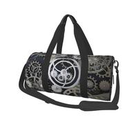 Ingranaggi meccanici Steampunk, Borsone da viaggio di grande capacità Borsa rotonda Borsa da viaggio sportiva Borsa da viaggio Borsa da fitness