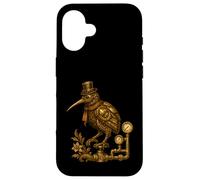 Ingranaggi meccanici Steampunk Kiwi Bird Custodia per iPhone 16