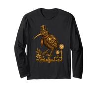 Ingranaggi meccanici Steampunk Kiwi Bird Maglia a Manica