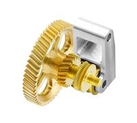 Ingranaggi per estrusori in acciaio a 5 raggi con nucleo in ottone autolubrificante ottimizzato per filamenti rinforzati con fibra rinforzata, ingranaggi in acciaio temprato rivestiti in DLC