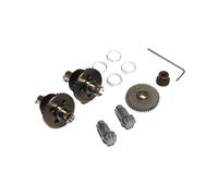 Ingranaggi Pignone, Ingranaggio Principale, Ingranaggio Motore e Set di Viti per Differenziale In Metallo per Auto RC 1:16 16101 16102 16103