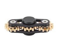 Ingranaggi Rotanti Giocattolo Portatile con Cuscinetto in Metallo Ergonomico con Rotazione della Punta delle per la Meditazione per Bambini (BLACK)