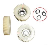 Ingranaggio a spirale materiale di nylon 36T per la sostituzione elettrica del motore della bici con anelli di fissaggio per la trasmissione di potenza coerente