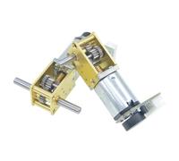 Ingranaggio a vite senza fine 1218-N20 Encoder DC motoriduttore ad albero singolo 3V6V12V micro ingranaggio motore a doppio albero a bassa velocità