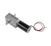 Ingranaggio a vite senza fine doppio albero motore DC ingranaggio tutto in metal