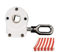 Ingranaggio a vite senza fine per | Manovella manuale portatile | Supporto per di montaggio a parete | Ingranaggio albero motore albero solare esterno | Accessori di manutenzione per