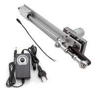 Ingranaggio Attuatore Lineare a Ciclo Alternativo, Motore Telescopico Regolabile, Motore Fai-da-te con Regolatore di Velocità 30-150mm(DC 24V 120 giri/min)