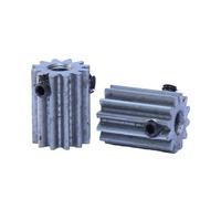 Ingranaggio cilindrico 1M10T, foro 4/5 mm, ingranaggio motore in acciaio a basso tenore di carbonio, ingranaggio in metallo for motore, 2 pezzi(5 mm)