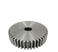 Ingranaggio cilindrico 1M44/45/46/47/48/49/50/51T Foro grezzo 6/8mm Pignone 45# Materiale in acciaio al carbonio Altezza 10mm 1 pz(15 Teeth)