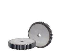 Ingranaggio cilindrico 2M57T/58T/59T/60T in acciaio for denti piatti, altezza denti 20 mm, foro 16 mm, 1 pezzo(58 Teeth)