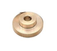 Ingranaggio cilindrico a gradini in ottone da 0,5 moduli 64 denti .5M 64T pignone cilindrico dritto da 3,17 mm a 10 mm(8mm bore)