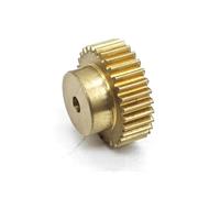 Ingranaggio cilindrico a gradini in ottone, Dimensioni dei fori multipli dell'hardware dell'albero del pignone conducente spesso dell'ingranaggio cilindrico in rame 75T 0.7M 5mm(4mm bore)