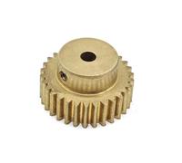 Ingranaggio cilindrico a gradini in ottone, Dimensioni dell'hardware diritto cilindrico dell'albero di punto del pignone 0.7M 65T 5mm dell'ingranaggio rame multi(12mm bore)