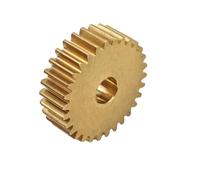 Ingranaggio cilindrico a gradini in ottone, Dimensioni multiple dell'hardware meccanico dell'albero del pignone cilindrico dell'ingranaggio 5mm dello sperone di rame 0.7M 87T(7mm bore)