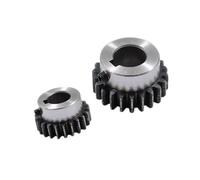 Ingranaggio cilindrico con boss da 1,5 m, modello 16 denti + cremagliera e pignone con spallamento a gradini, 7/8/9-12 pezzi(6mm,11PCS 1.5M16T)