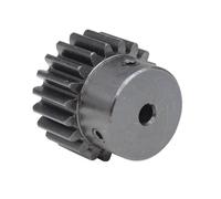 Ingranaggio Cilindrico Da 1,5 M, Foro 20 Denti, 5-15 Mm | Modulo da 1,5 M, 20 denti, foro 5-15 mm, acciaio al carbonio SC45, ingranaggio cilindrico for azionamenti motore.(6 mm)