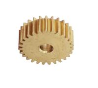 Ingranaggio cilindrico in ottone 0,2 modulo 60 denti 12,4 mm diametro 1,2 mm spessore 2 mm adattabile a più pezzi 5 pezzi(2mm loose fit)