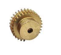 Ingranaggio cilindrico in ottone da 0,5 moduli 98 denti .5M 98T Sperone a passo dritto da 4mm a 10mm Pignone albero foro interno(6mm bore)