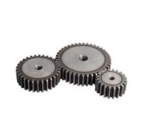 Ingranaggio cilindrico Mod 2.5 26/27/28/19/30/31/32/338/34/35/36/37/38/39/40 Denti 45 Ingranaggio di trasmissione in metallo in acciaio al carbonio 2.5M(31 Teeth)