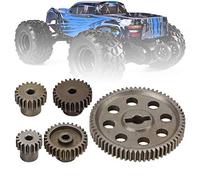 Ingranaggio Cilindrico per Auto RC 64T, Ingranaggio Cilindrico in Metallo Principale Differenziale con Ingranaggio 17T 21T 26T 29T, Pezzi di Ricambio per Ingranaggi Motore RC per 1/10 RC HSP