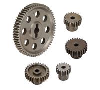 Ingranaggio Cilindrico Principale in Metallo per Differenziale Auto RC 64T 17T 21T 26T 29T Parte di Aggiornamento Dell'ingranaggio Motore, Pezzi di Ricambio Dell'ingranaggio