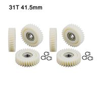 Ingranaggio completo in nylon per ebike compreso di sei pezzi e clip circolari