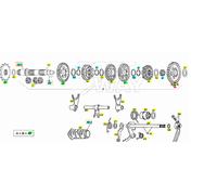 Ingranaggio condotto 1A Aprilia Pegaso 125 AP0234808