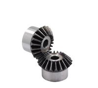 Ingranaggio conico 1:1 in acciaio 45# - da 15 a 40 denti - Ingranaggio conduttore di precisione in metallo for un funzionamento regolare(1M 30T (Bore 6mm))