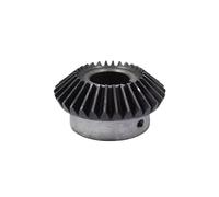 Ingranaggio conico 1PC 1 Modulo 1M 15T Diametro del foro 6mm Argento 15 T 45 Acciaio Conico Ruota dentata conica Viti superiori Parti di trasmissione(8mm,4PCS 15 T)