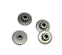Ingranaggio conico a spirale con denti dell'ingran 4 pezzi Ingranaggio doppio in metallo 0,5 M 12 T-26 T 3 mm Riduttore di velocità variabile a calzata larga