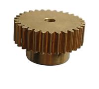 Ingranaggio conico in ottone, 1 pz 0.5M 79T Sperone cilindrico con passo 40.5mm Od Denti diritti Trasmissione Pignone Albero Hardware(12MM BORE)