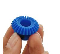 Ingranaggio conico, trasmissione cilindrica 1 pz. 1,5 M 20T Ingranaggio conico ad angolo di 90 gradi Trasmissione 1:1 Modulo 1,5 20 denti Ingranaggio conico conico in nylon blu Pignone cremagliera (al