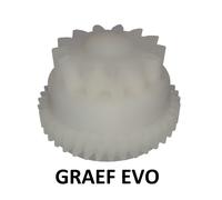 Ingranaggio di ricambio in nylon compatibile per motore affettatrice Graef EVO